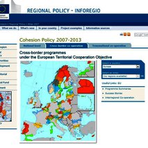 La coopération territoriale européenne sur Inforegio