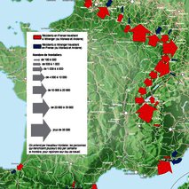 Les flux de travailleurs frontaliers en 2005