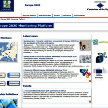 La plateforme de suivi de la stratégie Europe 2020