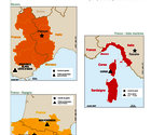 Coopération transfrontalière : espaces Alcotra, France-Italie maritime, France-Espagne