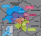 La frontière entre la République tchèque, l'Autriche, la Hongrie et la Slovaquiefranco-hispano-andorrane