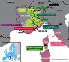La frontière franco-italo-monégasque